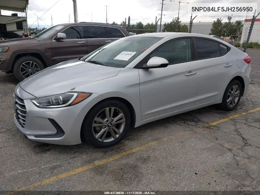 5NPD84LF5JH256950 2018 Hyundai Elantra Sel