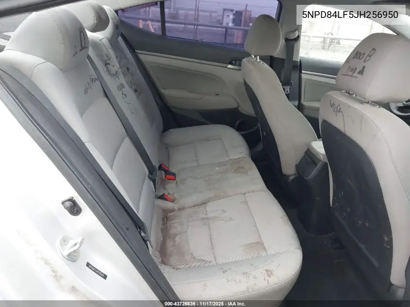 5NPD84LF5JH256950 2018 Hyundai Elantra Sel