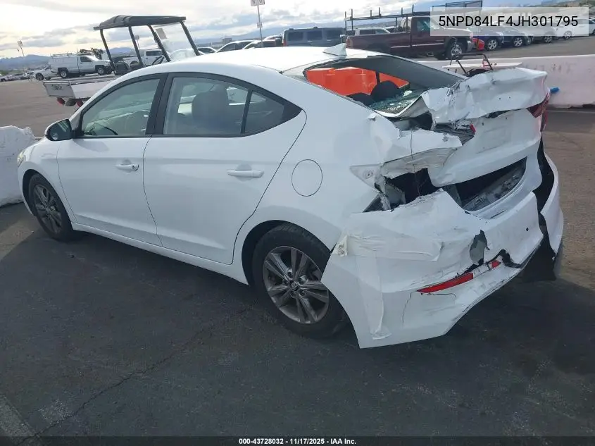 5NPD84LF4JH301795 2018 Hyundai Elantra Sel