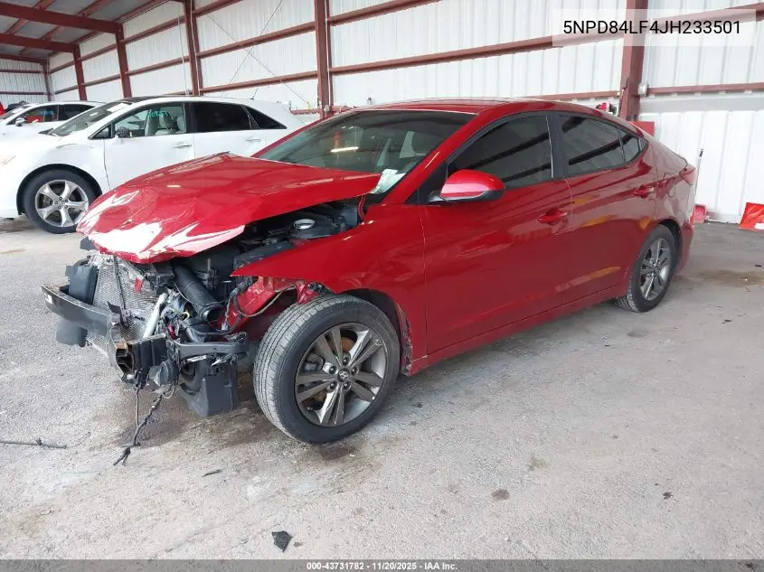 5NPD84LF4JH233501 2018 Hyundai Elantra Sel