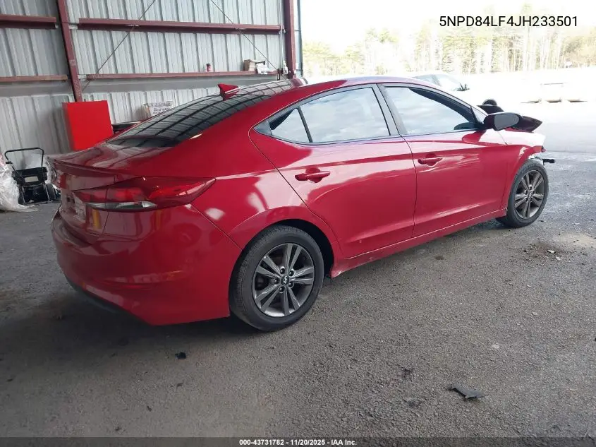 5NPD84LF4JH233501 2018 Hyundai Elantra Sel