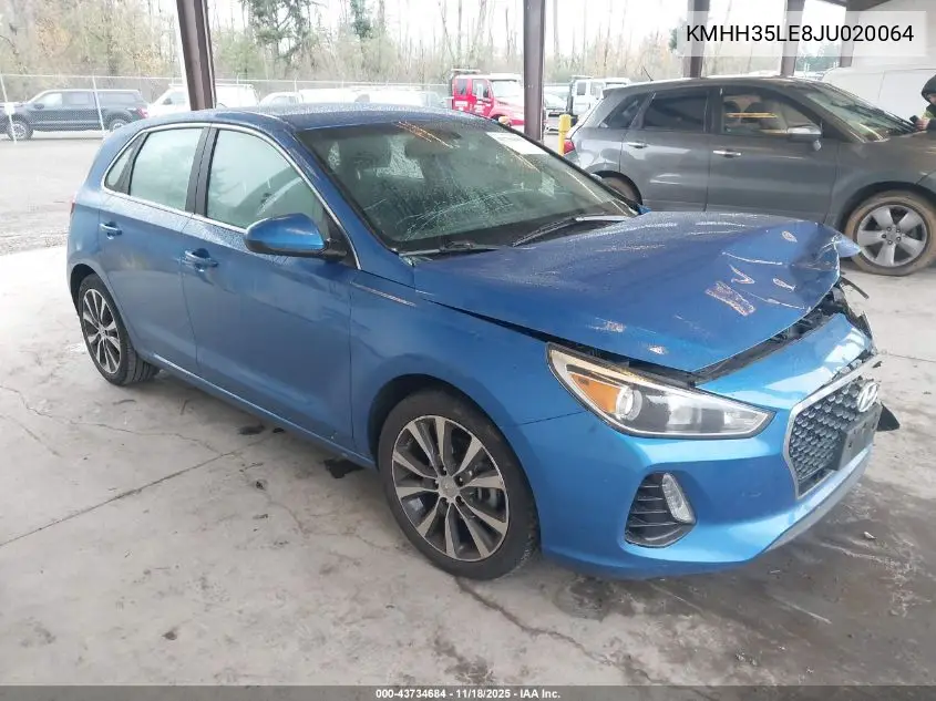 KMHH35LE8JU020064 2018 Hyundai Elantra Gt