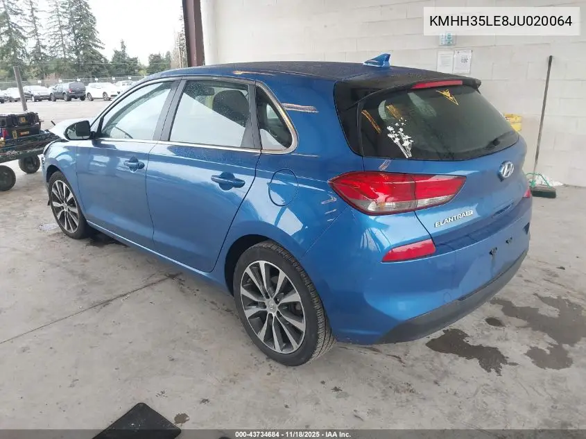 KMHH35LE8JU020064 2018 Hyundai Elantra Gt