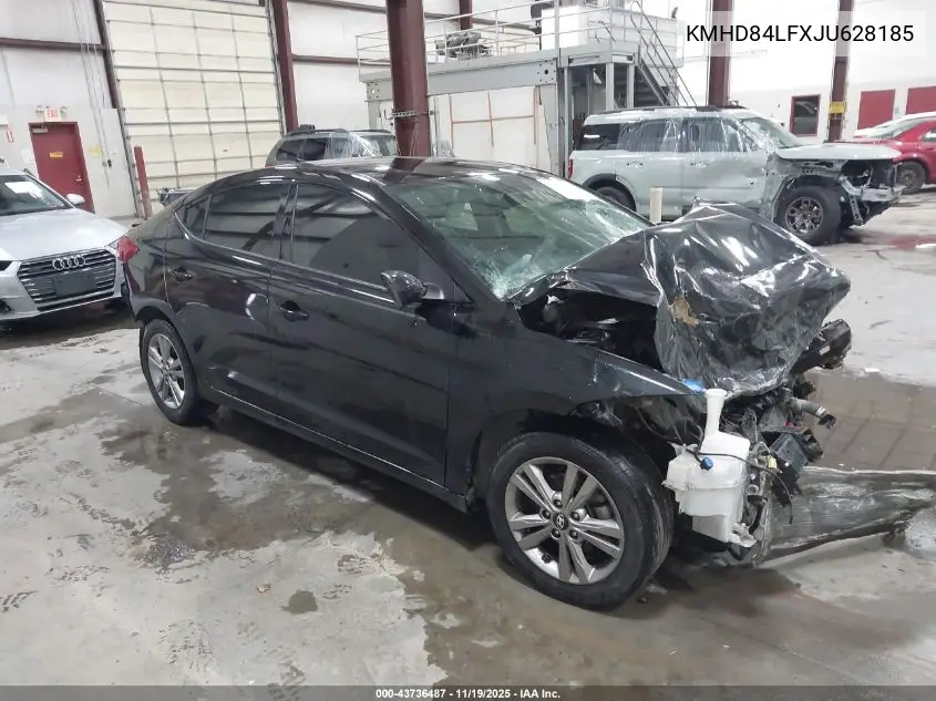 KMHD84LFXJU628185 2018 Hyundai Elantra Sel