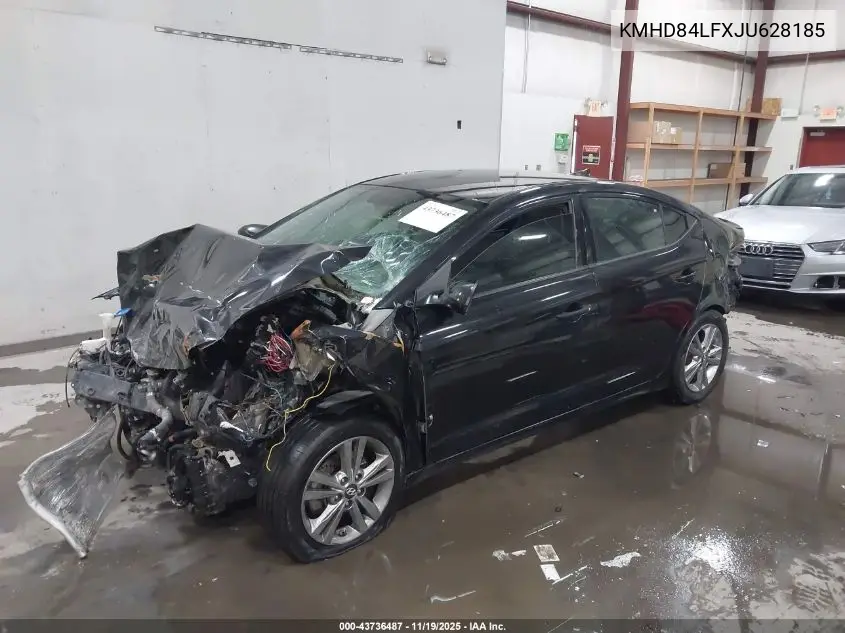 KMHD84LFXJU628185 2018 Hyundai Elantra Sel