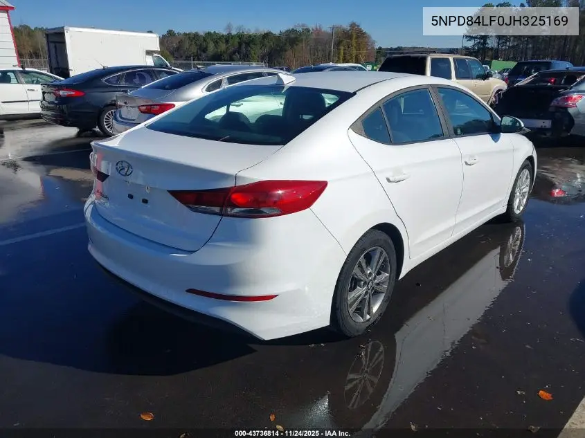 5NPD84LF0JH325169 2018 Hyundai Elantra Sel