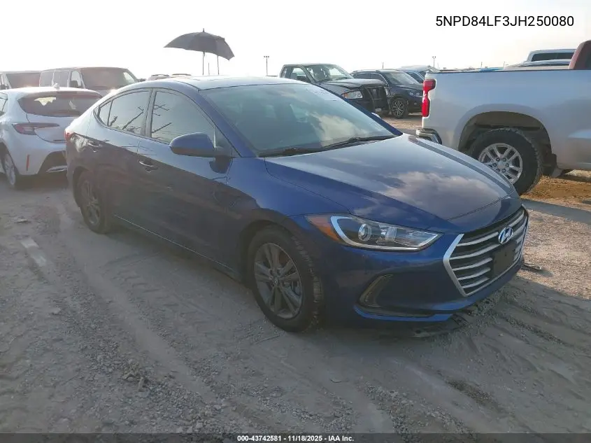 5NPD84LF3JH250080 2018 Hyundai Elantra Value Edition
