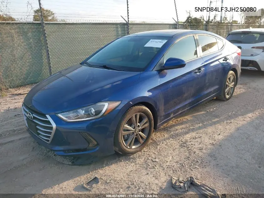 5NPD84LF3JH250080 2018 Hyundai Elantra Value Edition