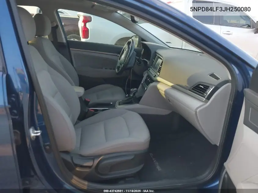5NPD84LF3JH250080 2018 Hyundai Elantra Value Edition