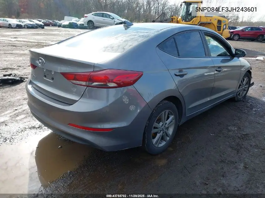 5NPD84LF3JH243601 2018 Hyundai Elantra Sel