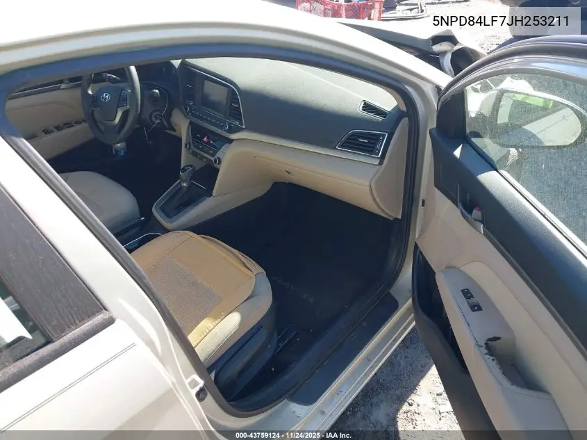 5NPD84LF7JH253211 2018 Hyundai Elantra Sel