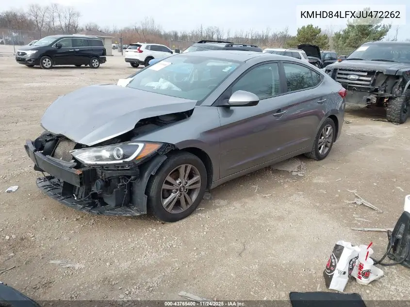 KMHD84LFXJU472262 2018 Hyundai Elantra Value Edition