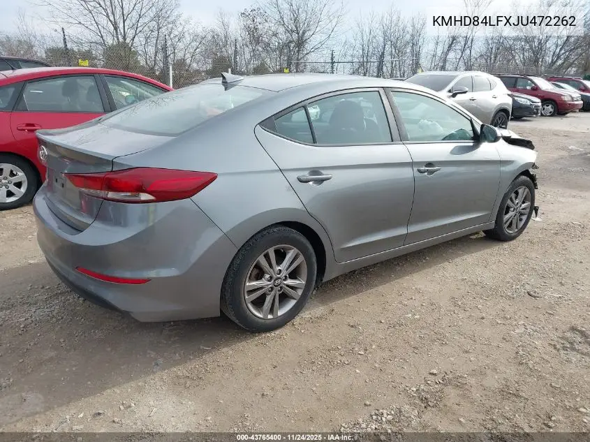 KMHD84LFXJU472262 2018 Hyundai Elantra Value Edition