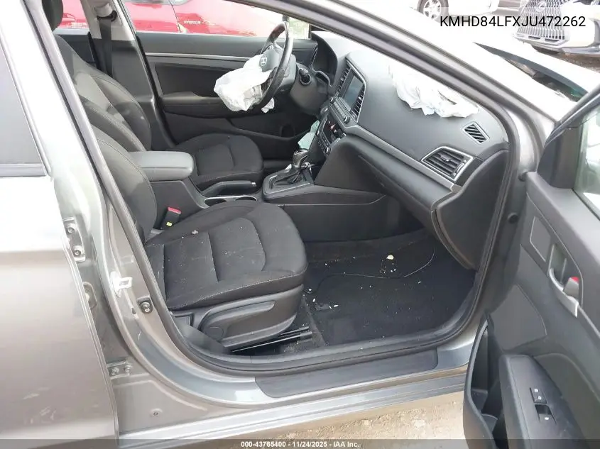 KMHD84LFXJU472262 2018 Hyundai Elantra Value Edition