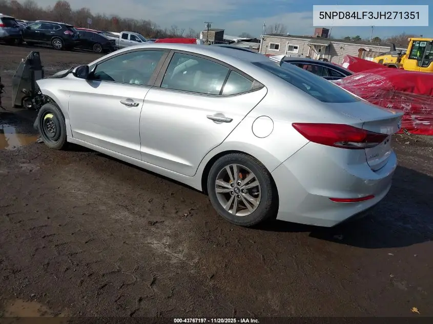 5NPD84LF3JH271351 2018 Hyundai Elantra Value Edition