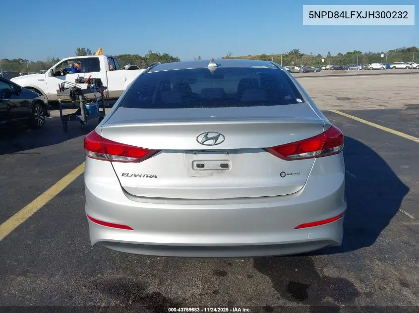 5NPD84LFXJH300232 2018 Hyundai Elantra Sel