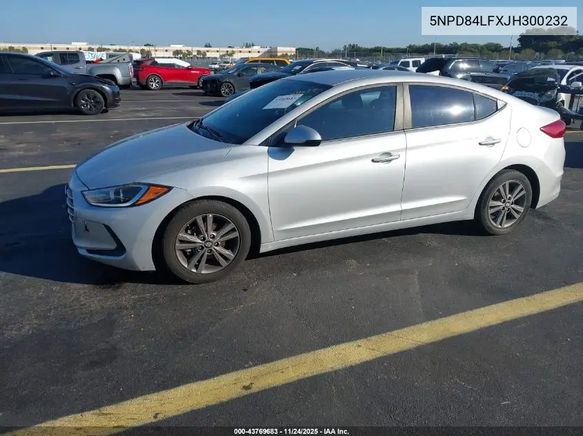 5NPD84LFXJH300232 2018 Hyundai Elantra Sel