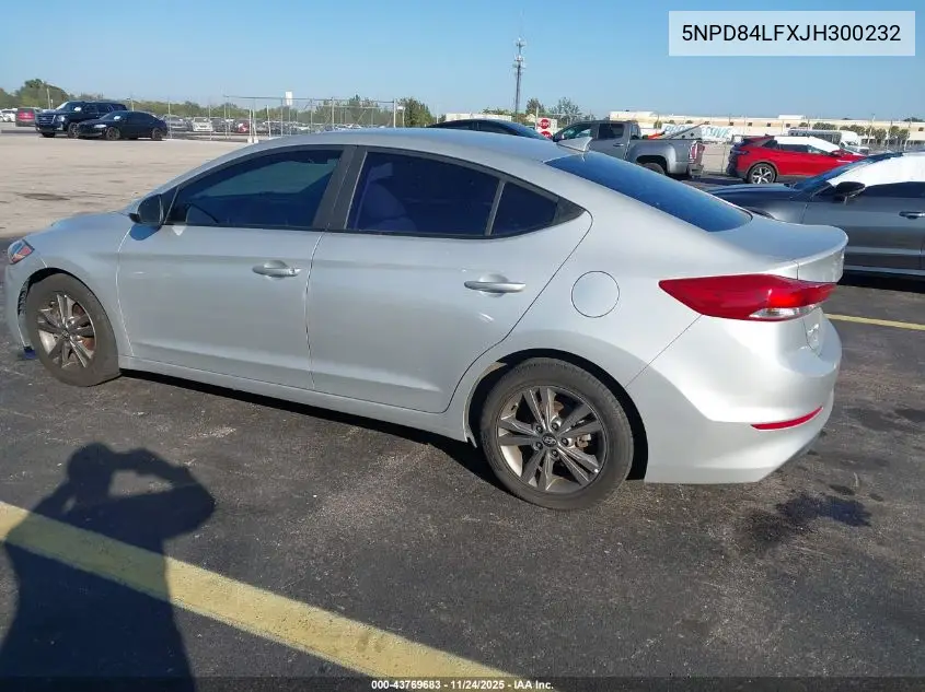 5NPD84LFXJH300232 2018 Hyundai Elantra Sel