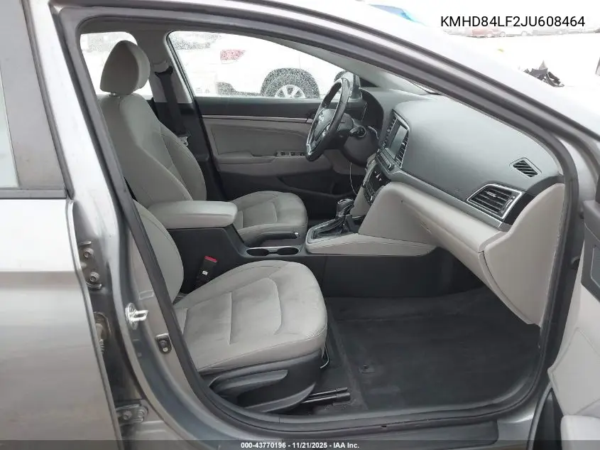 KMHD84LF2JU608464 2018 Hyundai Elantra Value Edition