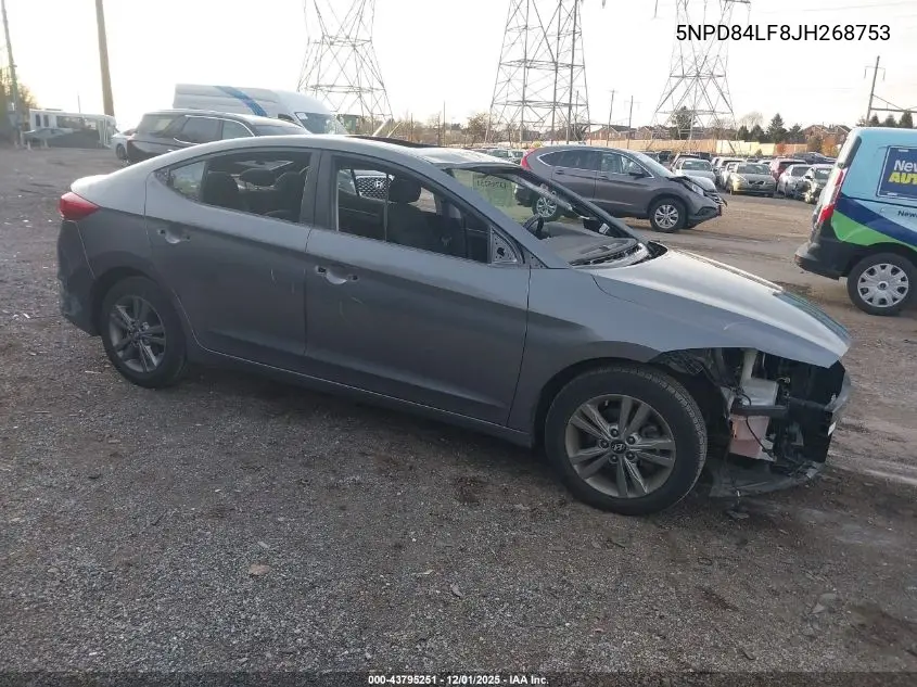 5NPD84LF8JH268753 2018 Hyundai Elantra Value Edition