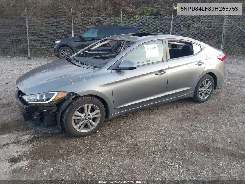 5NPD84LF8JH268753 2018 Hyundai Elantra Value Edition