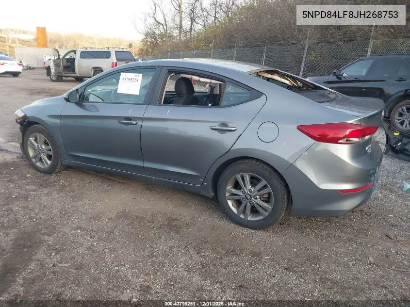 5NPD84LF8JH268753 2018 Hyundai Elantra Value Edition