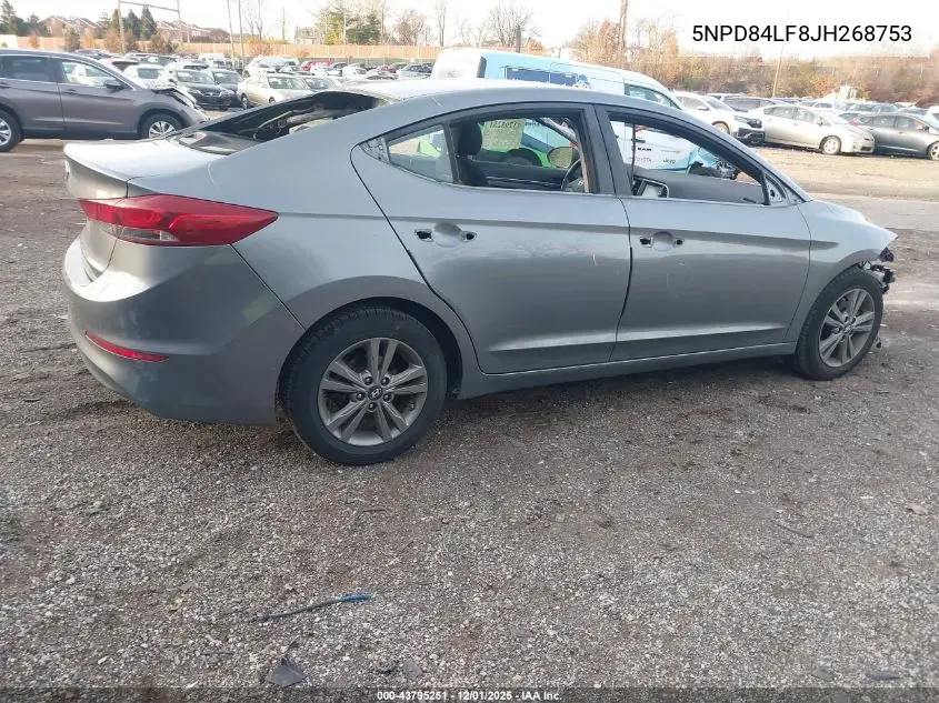 5NPD84LF8JH268753 2018 Hyundai Elantra Value Edition