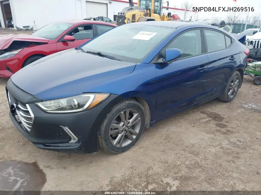 5NPD84LFXJH269516 2018 Hyundai Elantra Sel