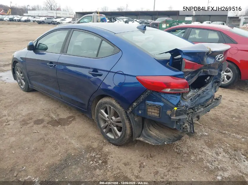 5NPD84LFXJH269516 2018 Hyundai Elantra Sel