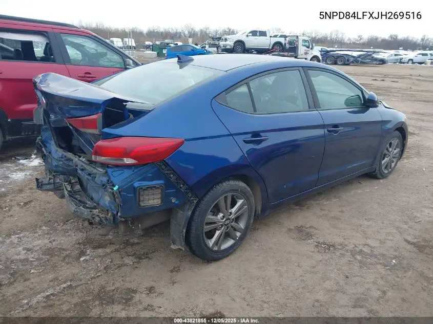 5NPD84LFXJH269516 2018 Hyundai Elantra Sel