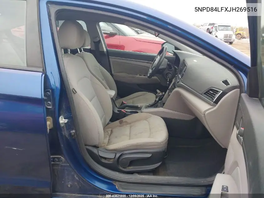 5NPD84LFXJH269516 2018 Hyundai Elantra Sel