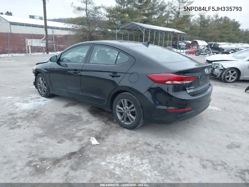 5NPD84LF5JH335793 2018 Hyundai Elantra Sel