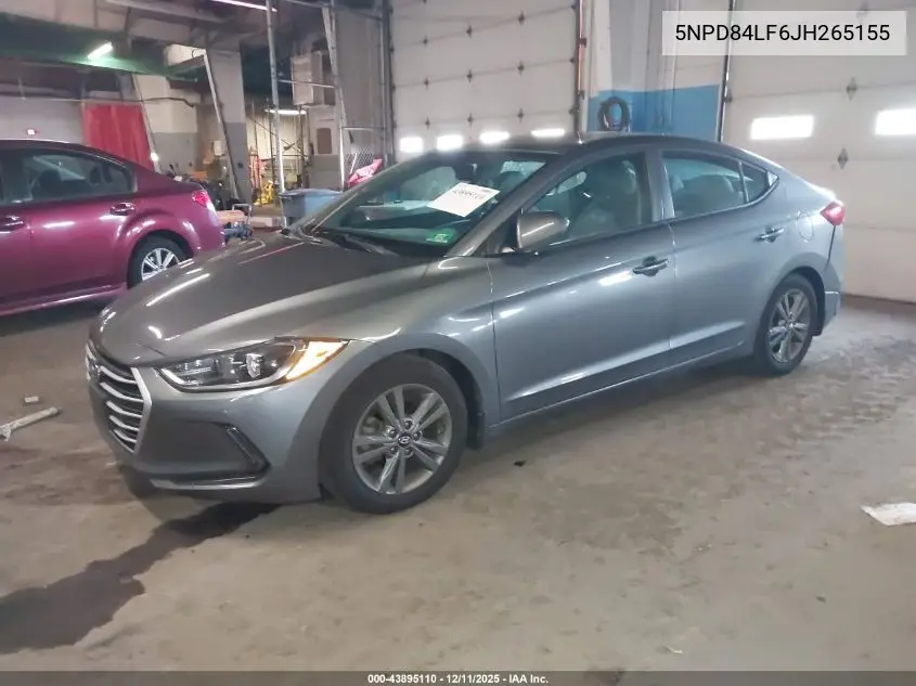 5NPD84LF6JH265155 2018 Hyundai Elantra Value Edition