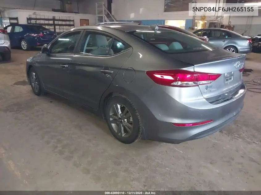5NPD84LF6JH265155 2018 Hyundai Elantra Value Edition