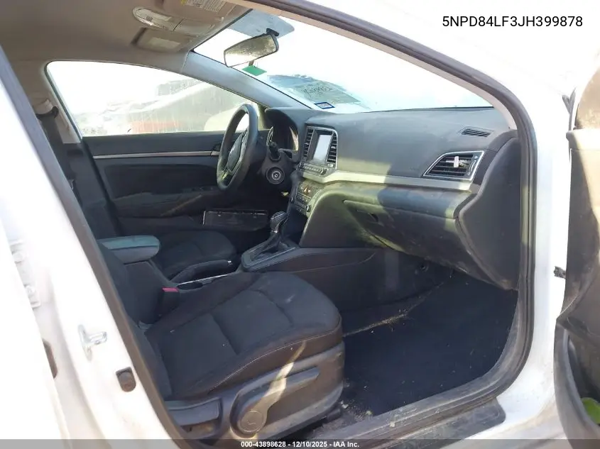 5NPD84LF3JH399878 2018 Hyundai Elantra Sel