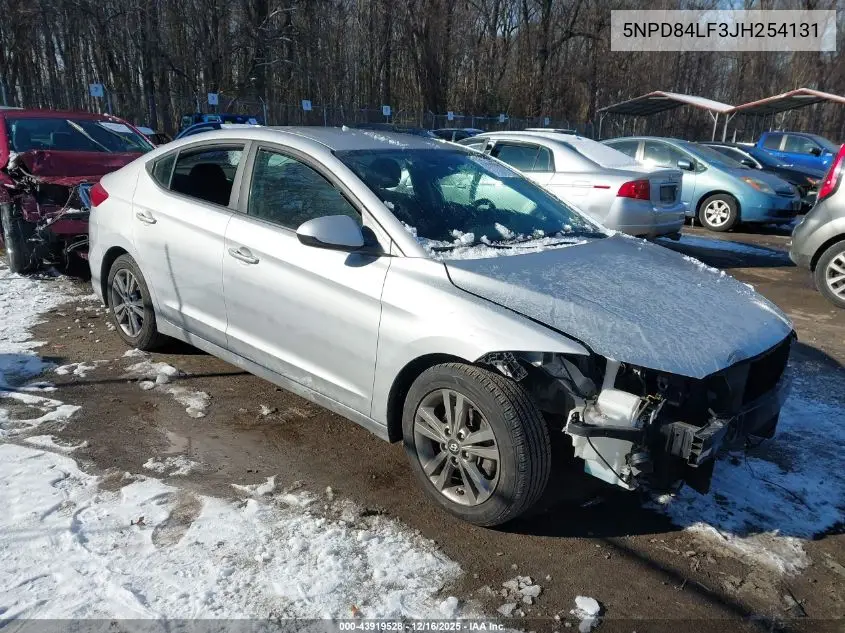 5NPD84LF3JH254131 2018 Hyundai Elantra Sel