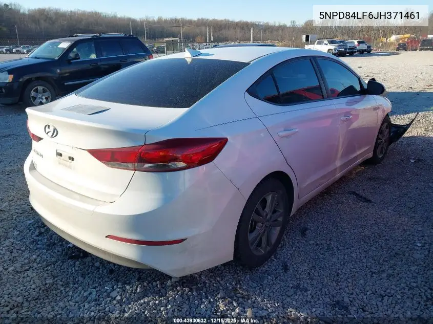 5NPD84LF6JH371461 2018 Hyundai Elantra Value Edition
