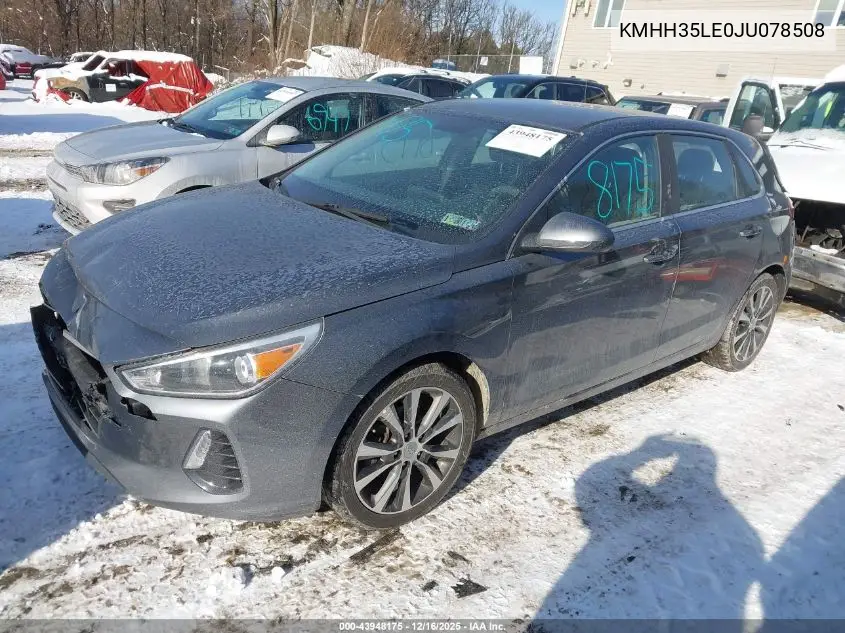 KMHH35LE0JU078508 2018 Hyundai Elantra Gt