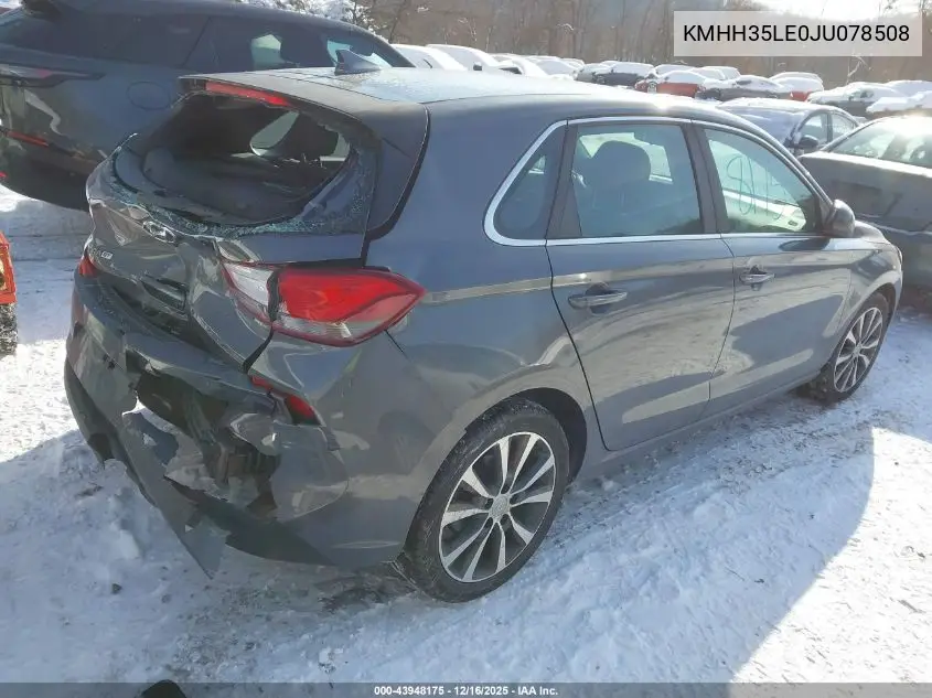 KMHH35LE0JU078508 2018 Hyundai Elantra Gt