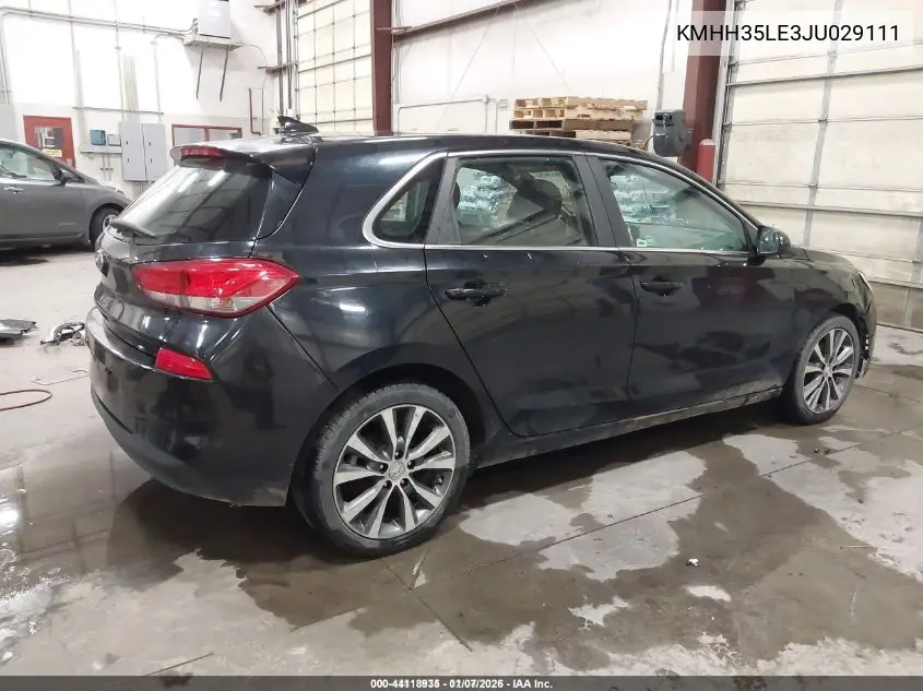 KMHH35LE3JU029111 2018 Hyundai Elantra Gt