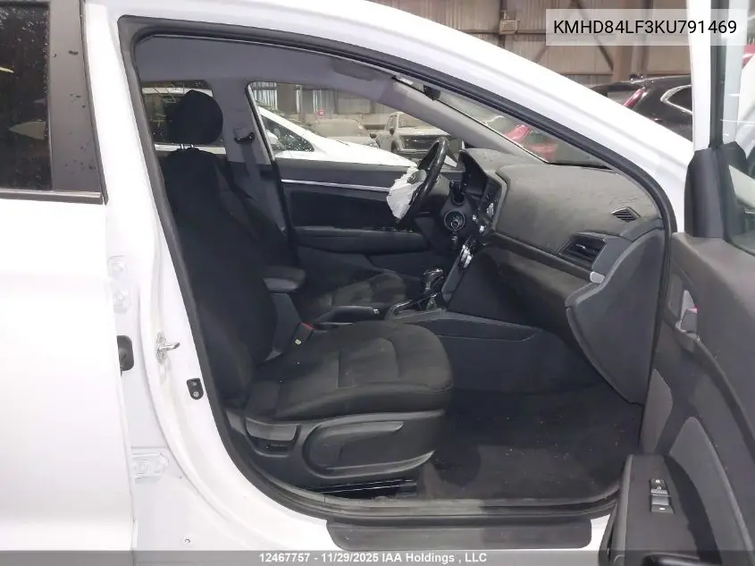 KMHD84LF3KU791469 2019 Hyundai Elantra Preferred