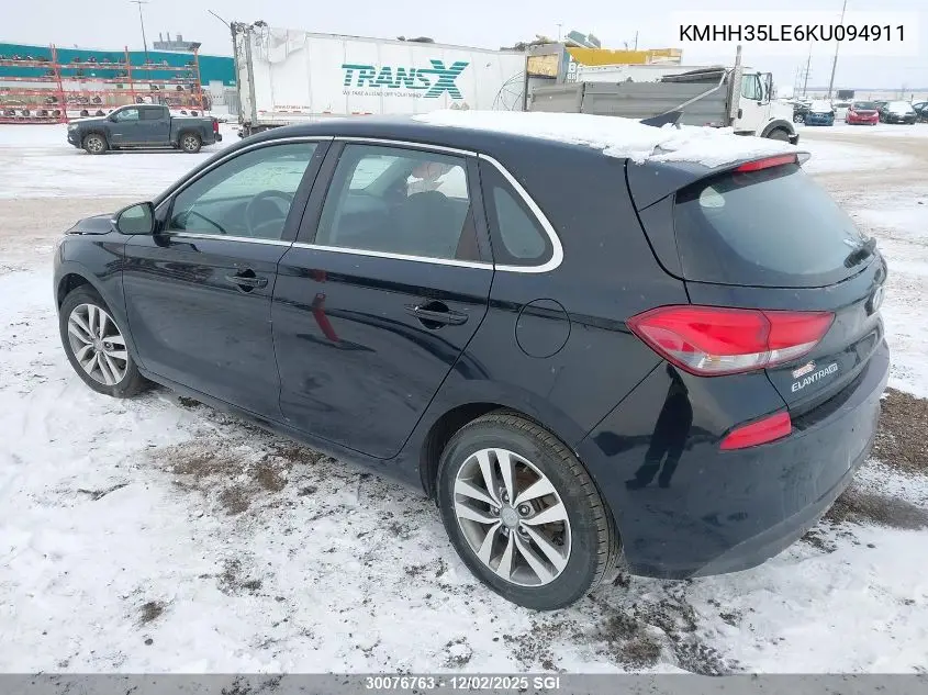 KMHH35LE6KU094911 2019 Hyundai Elantra Gt