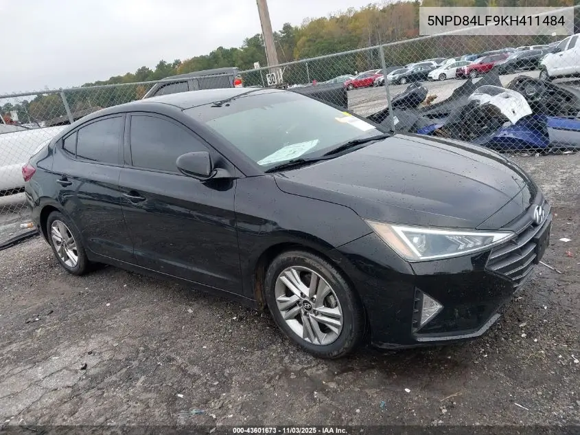 5NPD84LF9KH411484 2019 Hyundai Elantra Sel