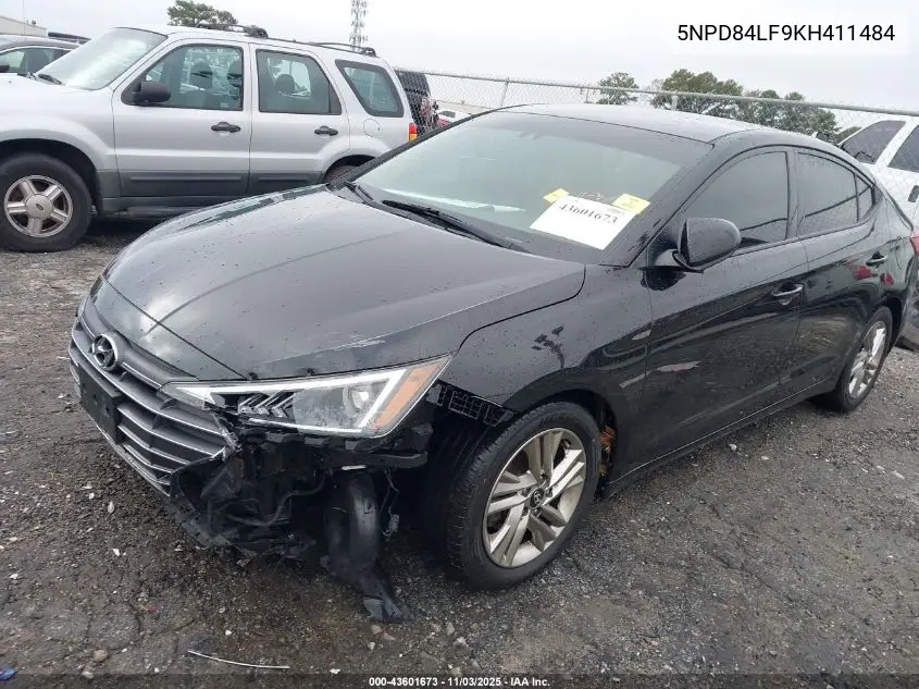 5NPD84LF9KH411484 2019 Hyundai Elantra Sel