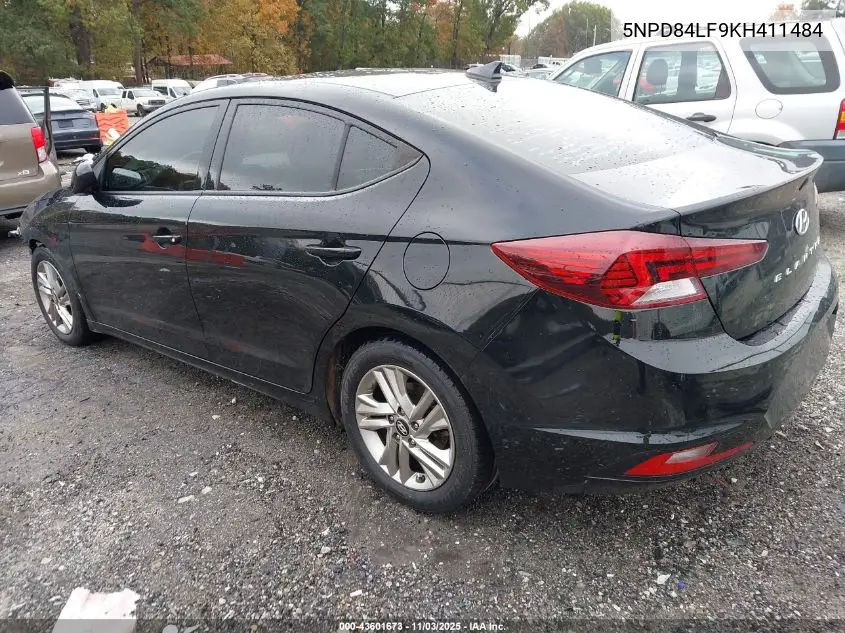 5NPD84LF9KH411484 2019 Hyundai Elantra Sel