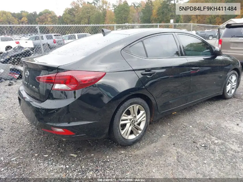 5NPD84LF9KH411484 2019 Hyundai Elantra Sel