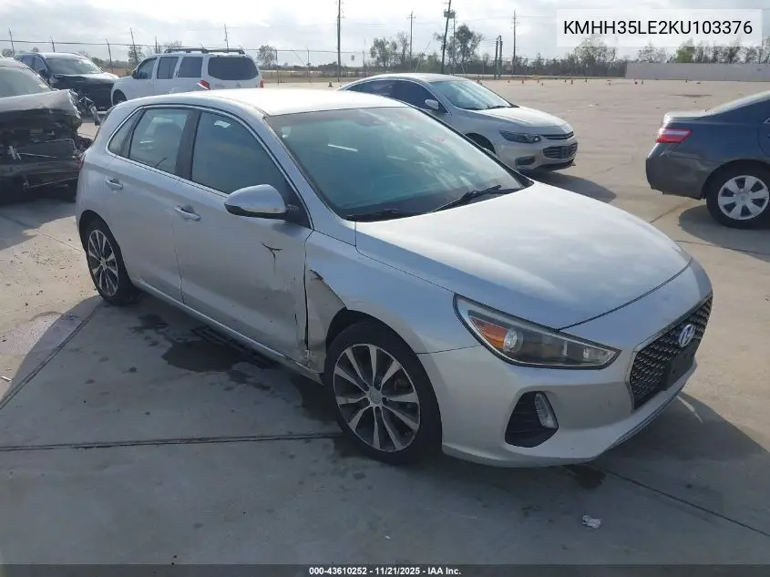 KMHH35LE2KU103376 2019 Hyundai Elantra Gt