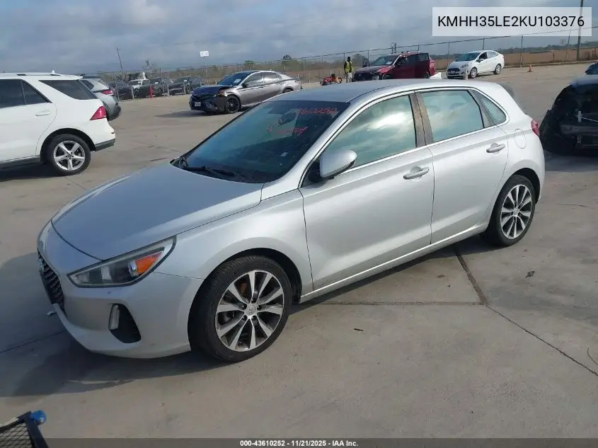KMHH35LE2KU103376 2019 Hyundai Elantra Gt