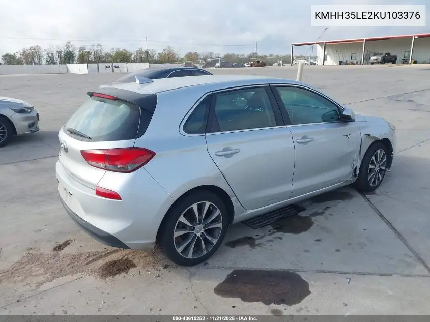 KMHH35LE2KU103376 2019 Hyundai Elantra Gt