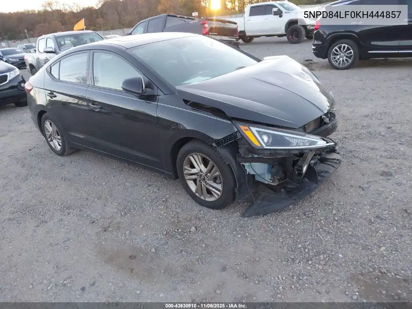 5NPD84LF0KH444857 2019 Hyundai Elantra Value Edition